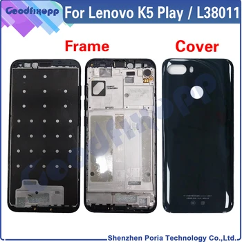 За Lenovo K5 Play L38011 Предната Рамка на Задния Капак на Отделението за батерията Делото Средната Рамка Делото За Lenovo K5Play LCD Рамка