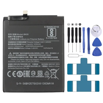 Литиево-полимерна батерия BN35 3200 ма За Xiaomi Redmi 5