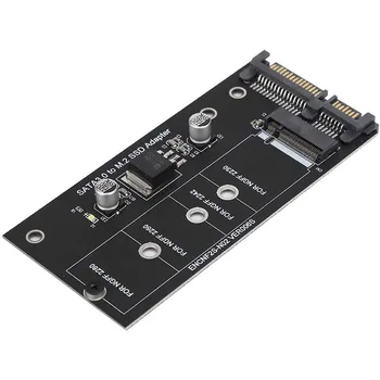 Допълнителна карта NGFF M. 2 Адаптер M2 SATA3 Raiser M. 2 за адаптер SATA SSD M2 за разширителни карти SATA Подкрепа B 30/42/60/80 мм