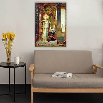 Св. Елизабет Унгарската. Чудо Рози Гюстав Моро Платно на Изкуството, Живопис с маслени Бои Козметична Картина за Декорация на дома